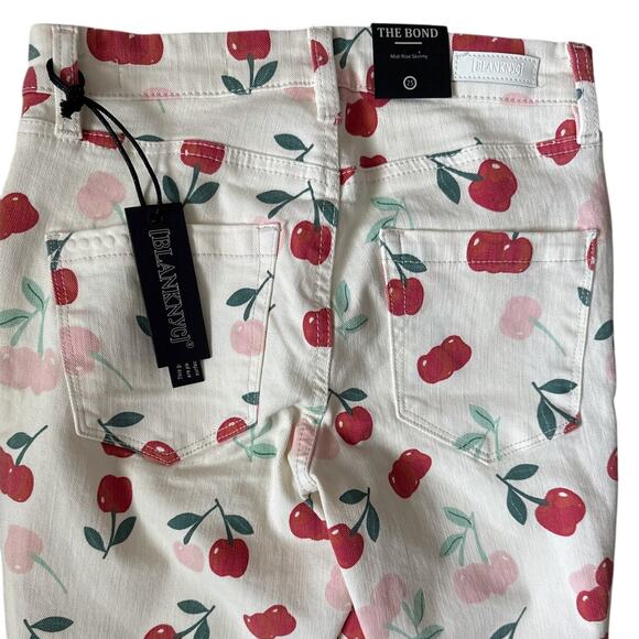 BLANKNYC x Free People The Bond‎ Mid-Rise Cherry Cool Zip Ankle Jeans Size 25 - Picture 7 of 10